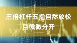 三倍杠杆五指自然放松且微微分开